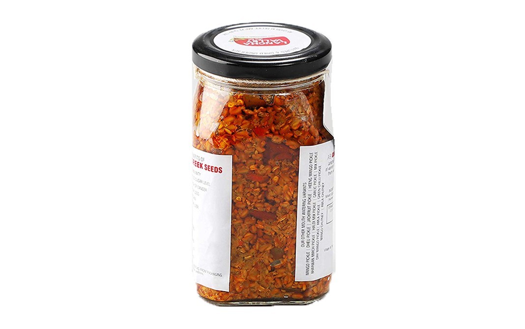 Langha Valley Fenugreek Seeds Pickle    Glass Jar  375 grams